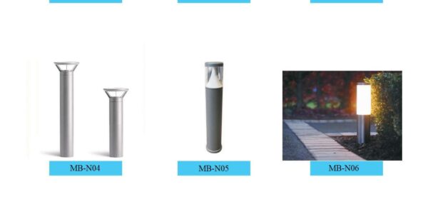 Đèn nấm sân vườn hiện đại chiếu sáng cảnh quan