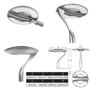 Đầu đèn LED cảnh quan đô thị Philips Inside BVG 118P