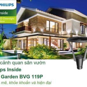 Đầu đèn LED cảnh quan đô thị Philips Inside BVG 119P