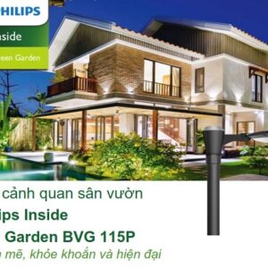 Đèn con mắt chiếu sáng đường phố cảnh quan sân vườn Philips Inside BVG 115P