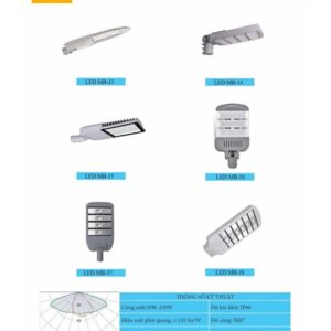 Đèn đường LED MB-13 công suất 50-250W
