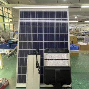 Bộ đèn năng lương mặt trời dự án công suất 100W